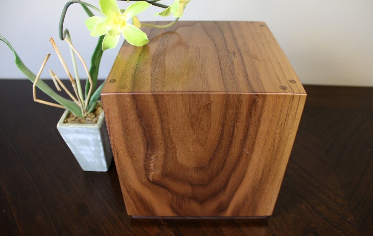 Black Walnut Wooden Cremation Urn